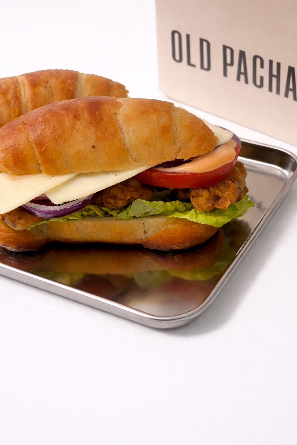 Sandwich salted bread poulet gingembre